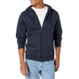 Amazon Essentials Full-Zip Hooded Fleece Sweatshirt Felpa, Blu (Navy), Large