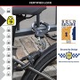 MASTER LOCK Antifurto per Bicicletta [Manette] [Serratura a Chiave] 8290EURDPRO - Ideale per Bicicletta, Monopattino Elettrico, 
