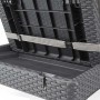 Keter Lettino Prendi Sole da Esterno con Cuscino Incluso, Grafite, 187.5 x 58 x 29 centimetri