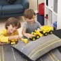 Caterpillar by Funrise Caterpillar, CAT Mini Crew confezione da 3 Veicolo da costruzione, Colore Giallo, Nero, 82360