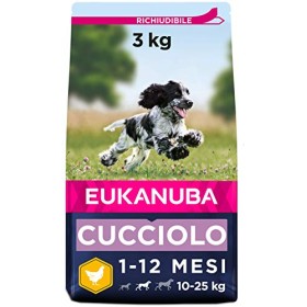 Eukanuba Cibo Secco per Cani, Cuccioli in Crescita, Cani di Taglia Media, Ricca di Pollo Fresco
