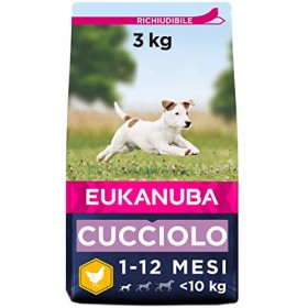 Eukanuba Cibo Secco Cuccioli Cani Taglia Piccola Pollo Fresco Confezione 3 kg