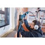 Bosch Professional Smerigliatrice Angolare GWS 7-125, Ø Disco: 125 mm, Impugnatura aggiuntiva, Flangia di Montaggio, Dado di se
