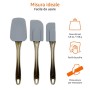 AmazonBasics - Spatole in silicone, set da 3 pezzi