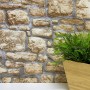 Fablon FAB10226 - Rotolo di pellicola adesiva per rivestimenti, effetto muro di pietra, 45 cm x 2 m