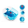 Pediluvio Idromassaggio Promed Fb-100 con Idromassaggio e Massaggio Vibrante, Campo Infrarossi Incl. 3 Testine per Pedicure, Cur