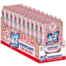 Ace Salviette Igienizzanti con Alcool, 400 salviette