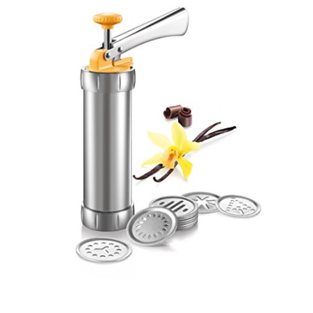 Tescoma 630535 Pistola Sparabiscotti/Decoratore per Torte, Metallo "Delicia"