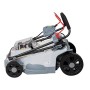IKRA 77010300 Tosaerba ICM 2/2037, incl. 2 batterie e Doppio Dispositivo di Carica Rapida, 40 V, Grigio/Rosso/Nero
