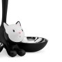 Alessi Tigrito AMMI09 B Ciotola per Animali di Design, Acciaio Inox 18/10 e Resina Termoplastica, Nero