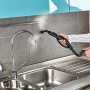 Polti Vaporetto PRO 85_Flexi, Pulitore a vapore 4,5 bar, Spazzola Vaporflexi, uccide ed elimina il 99,99%* di virus, germi e bat
