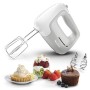 Moulinex HM450 PrepMix, Sbattitore Elettrico, Potenza di 450 W, 5 Velocità Regolabili e un Pulsante Turbo, 2 Lame in Acciaio In