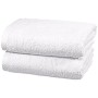 Amazon Basics - Set di asciugamani ad asciugatura rapida, 2 pezzi, 2 asciugamani - Bianco