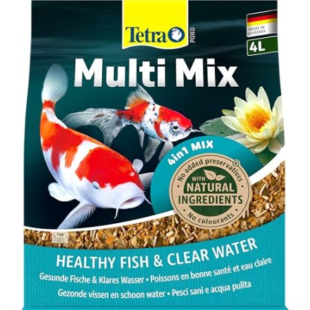 Tetra Delights Mangime per Pesci Pond Multi Mix lt. 4-Accessori per laghetti, Multicolore, Unica, 4000 unità