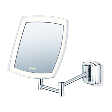 Beurer BS 89 Specchio Cosmetico Illuminato da Parete con Ingrandimento 5x