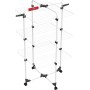 Vileda Mixer 3 Stendibiancheria a Torre, Acciaio, Grigio, Tre Piani