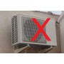 SMART-T-HAUS - Fodera Protettiva per condizionatore, per Esterno, Impermeabile, Doppio Tessuto e Protezione UV, Grigio, 90 x 55 