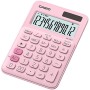 Casio MS-20UC-PK Calcolatrice da Tavolo, Rosa Pastello