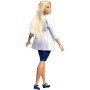 Barbie- Carriere Dottoressa Bambola con Stetoscopio e Capelli Biondi, Giocattolo per Bambini 3+ Anni, FXP00