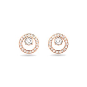 Swarovski Orecchini Creativity Circle, Bianco, Placcato Oro Rosa