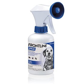 Frontline | Spray Cani e Gatti | Trattamento e prevenzione delle infestazioni da zecche, da pulci e da pidocchi | confezione da 