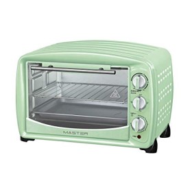 MASTER 1 Forno Elettrico FE256 Vintage 26 Litri Colore Verde, 1500 W, Plastica