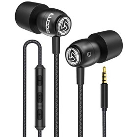 LUDOS CLAMOR Auricolari In-Ear Cuffie con Audio di alta Qualità, Memory Foam di Nuova Generazione, Cavo Rinforzato, Cuffiette c