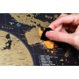 Mappa del mondo da grattare con bandiere + Mappa Europa da grattare - Mappa Viaggi Qualità Premium,poster da parete, idea regal