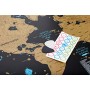 Mappa del mondo da grattare con bandiere + Mappa Europa da grattare - Mappa Viaggi Qualità Premium,poster da parete, idea regal