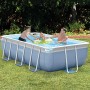 Intex-28314 Prisma Metal Frame Piscina con Pompa Filtro e Scaletta, Colore Blu, 300x175x80 cm, 28314