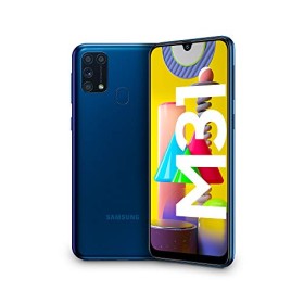 Samsung Galaxy M31, Smartphone, Display 6.4" Super AMOLED, 4 Fotocamere Posteriori, 64 GB Espandibili, RAM 6GB, Batteria 6000 mA