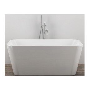 Vasca Da Bagno Free Standing 003 Acrilico Bianco Lucido Rettangolare  *** CONFEZIONE 1 pz., Dimensioni 150x75x58 cm