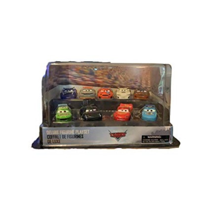 SET 11 PERSONAGGI CARS 3 DISNEY SAETTA GUIDO LUIGI JACKSON STERLING SILVER...