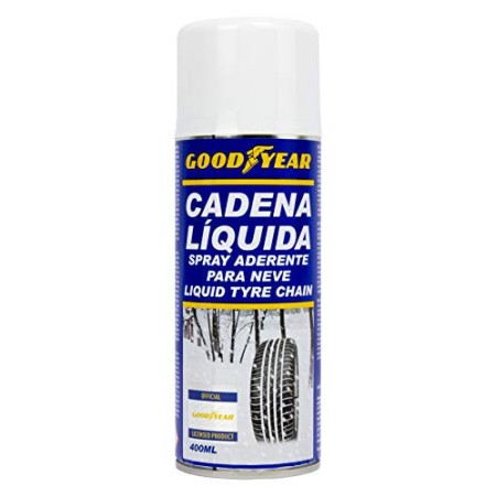 Goodyear GOD8030 Catena LIQUIDA 400ML in Spray. Aumenta l'aderenza del Pneumatico a Terra su Ghiaccio o Neve