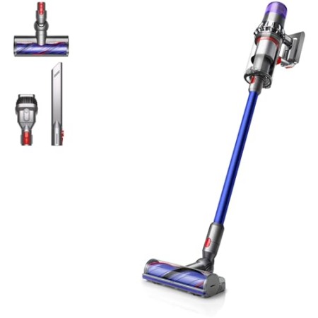 Dyson V11 Absolute aspiratore portatile Senza sacchetto Blu, Nichel