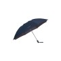 Samsonite Up Way - Safe 3 Section Auto Open Close Ombrello Pieghevole, 30 centimeters, Blu (Dark Blue/Mandarin Orange)