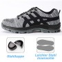 Scarpe Antinfortunistica Uomo Donna Leggere Scarpe da Lavoro con Punta in Acciaio Scarpe Sportive di Sicurezza Traspirante Estiv