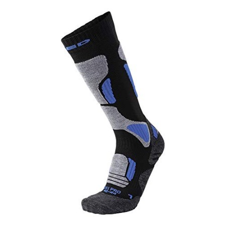 XAED, calzini da sci, da uomo, colore nero/blu, taglia 39/41, calzini uomo
