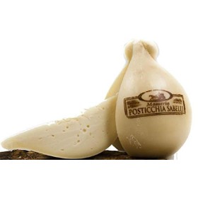 Caciocavallo Masseria Posticchia Sabelli 2,2kg ca., Campione del Mondo 2018 (Forma intera confezionata sotto vuoto, stagionatura