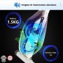 Ultrasport Trainer da Casa F-Bike 200B, Bici da Fitness con Sensori delle Pulsazioni con Schienale Ripiegabile Unisex-Adulto, Ar