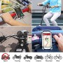 Bovon Porta Cellulare Bici, Supporto Bici Smartphone, Manubrio Universale Bici Moto MTB per Tutti Gli Smartphone e Dispositivi E
