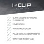 I-CLIP ® Portafoglio Pure Rosso (Disponibile In 5 Versioni)