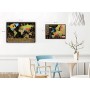 Mappa del mondo da grattare con bandiere + Mappa Europa da grattare - Mappa Viaggi Qualità Premium,poster da parete, idea regal