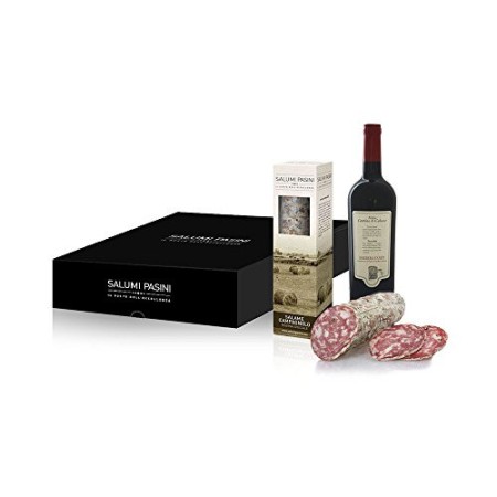 Salumi Pasini Confezione Regalo "Tour del Piemonte", confezione regalo con prodotti tipici