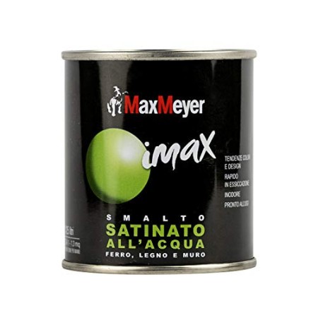 MaxMeyer Smalto satinato all'acqua per ferro e legno Imax YUTA 0,125 L