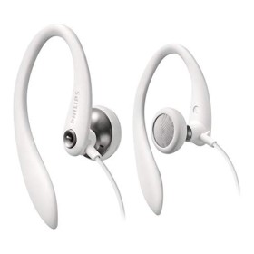 Philips SHS3300WT/10 Cuffie Auricolari Sportive in Ear (Suono Potente, Cuscinetti Comfort per le Orecchie, Stanghetta Ergonomica