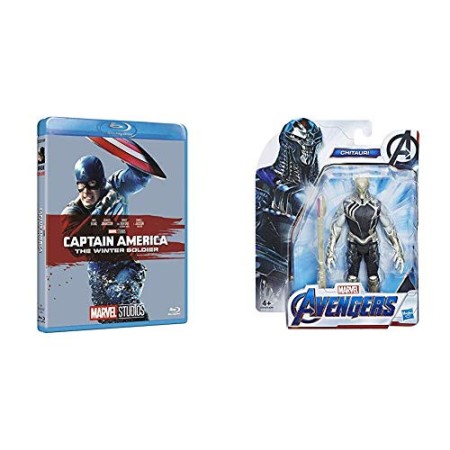 Brd cap. America winter soldier 10° + Chitauri, Action Figure Personaggio Giocattolo
