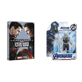 Dvd cap. America civil war 10° + Chitauri, Action Figure Personaggio Giocattolo