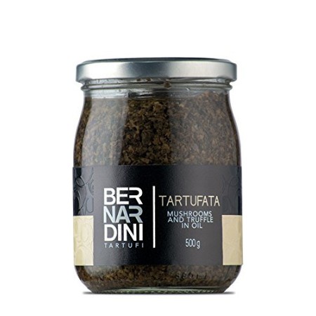 Salsa tartufata al tartufo estivo (Tuber aestivum Vitt.) e funghi 500gr - Bernardini Tartufi