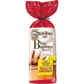 8 x PAN BAULETTO BIANCO CLASSICO MULINO BIANCO PANE A FETTE SALUTE 400 GR SANO